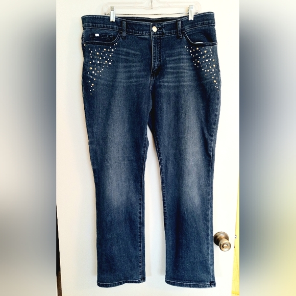 Lee regular fit mid-rise straight leg women's jeans size 18M - Picture 1 of 5